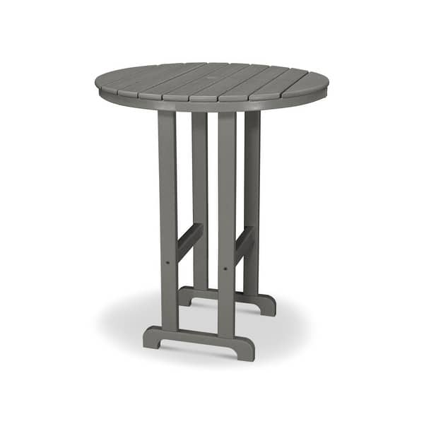 POLYWOOD 36" Round Farmhouse Bar Table Bed Bath & Beyond 31272113